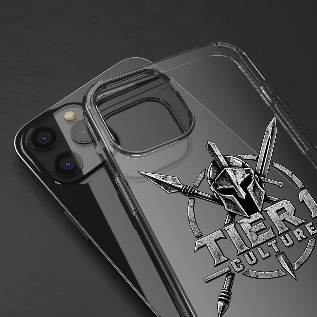 Tier 1 Culture Spartan Warrior Clear Phone Case