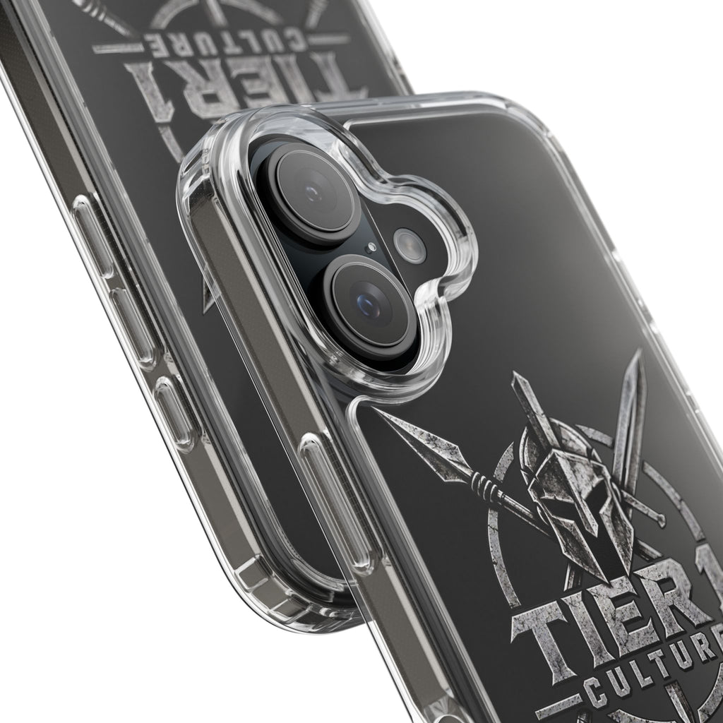 Tier 1 Culture Spartan Warrior Clear Phone Case