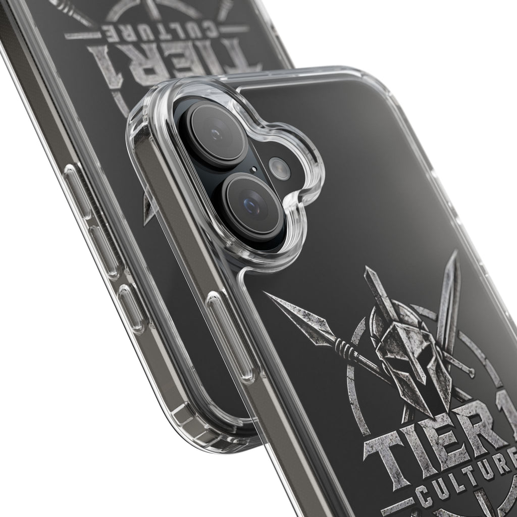 Tier 1 Culture Spartan Warrior Clear Phone Case