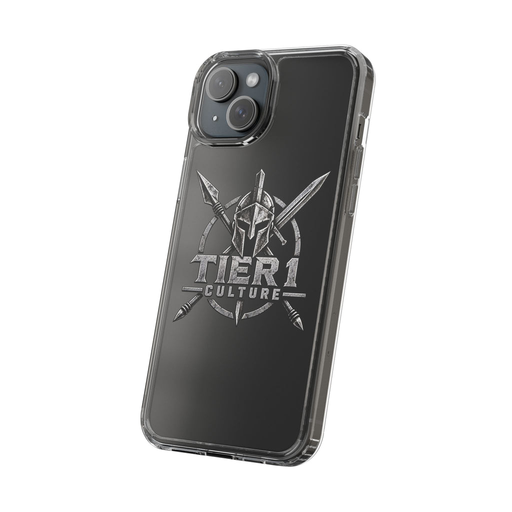 Tier 1 Culture Spartan Warrior Clear Phone Case