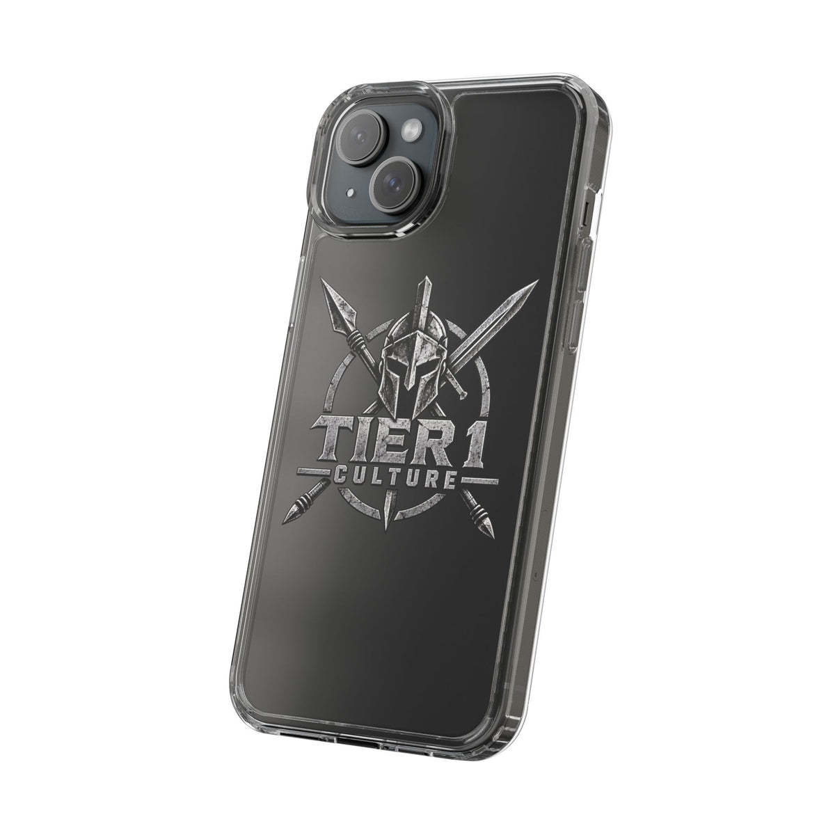 Tier 1 Culture Spartan Warrior Clear Phone Case