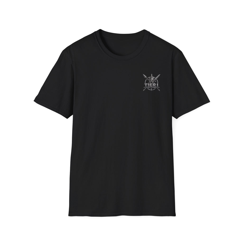 Tier 1 Culture Spartan Warrior Logo T-Shirt