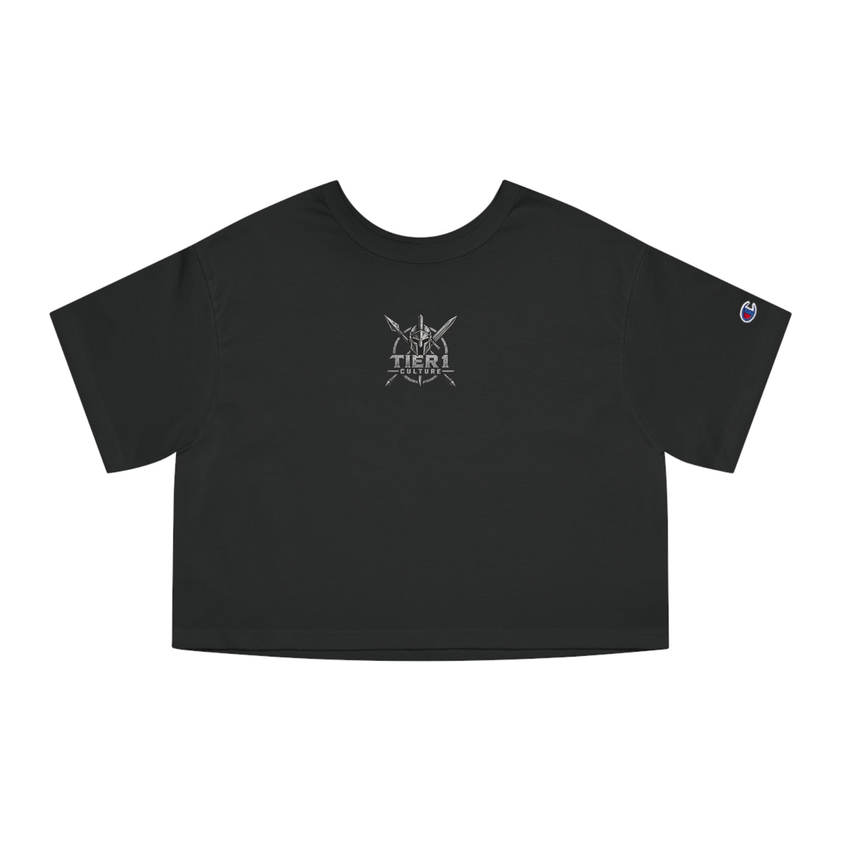 Women’s Cropped T-Shirt with Minimal T1C Graphic