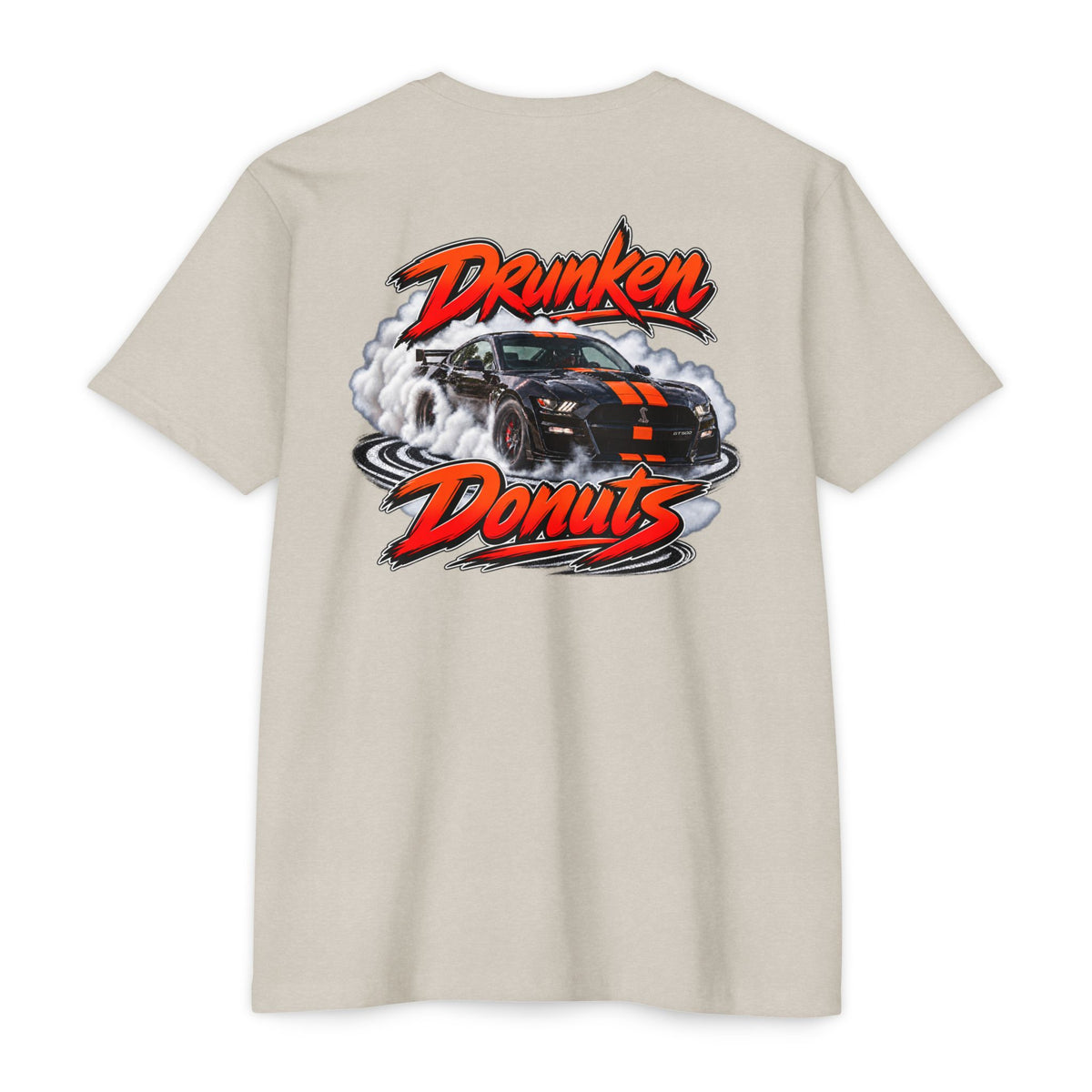 Drunken Donuts Muscle Car Graphic T-Shirt