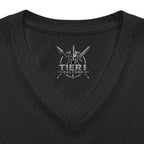 Women's V-Neck Tee – Tribal Culture Warrior Graphic
