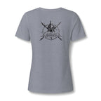 Women's V-Neck Tee – Tribal Culture Warrior Graphic