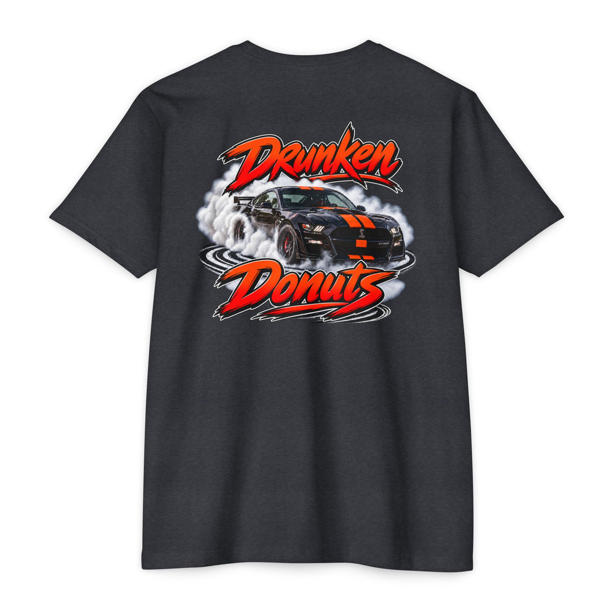 Drunken Donuts Muscle Car Graphic T-Shirt