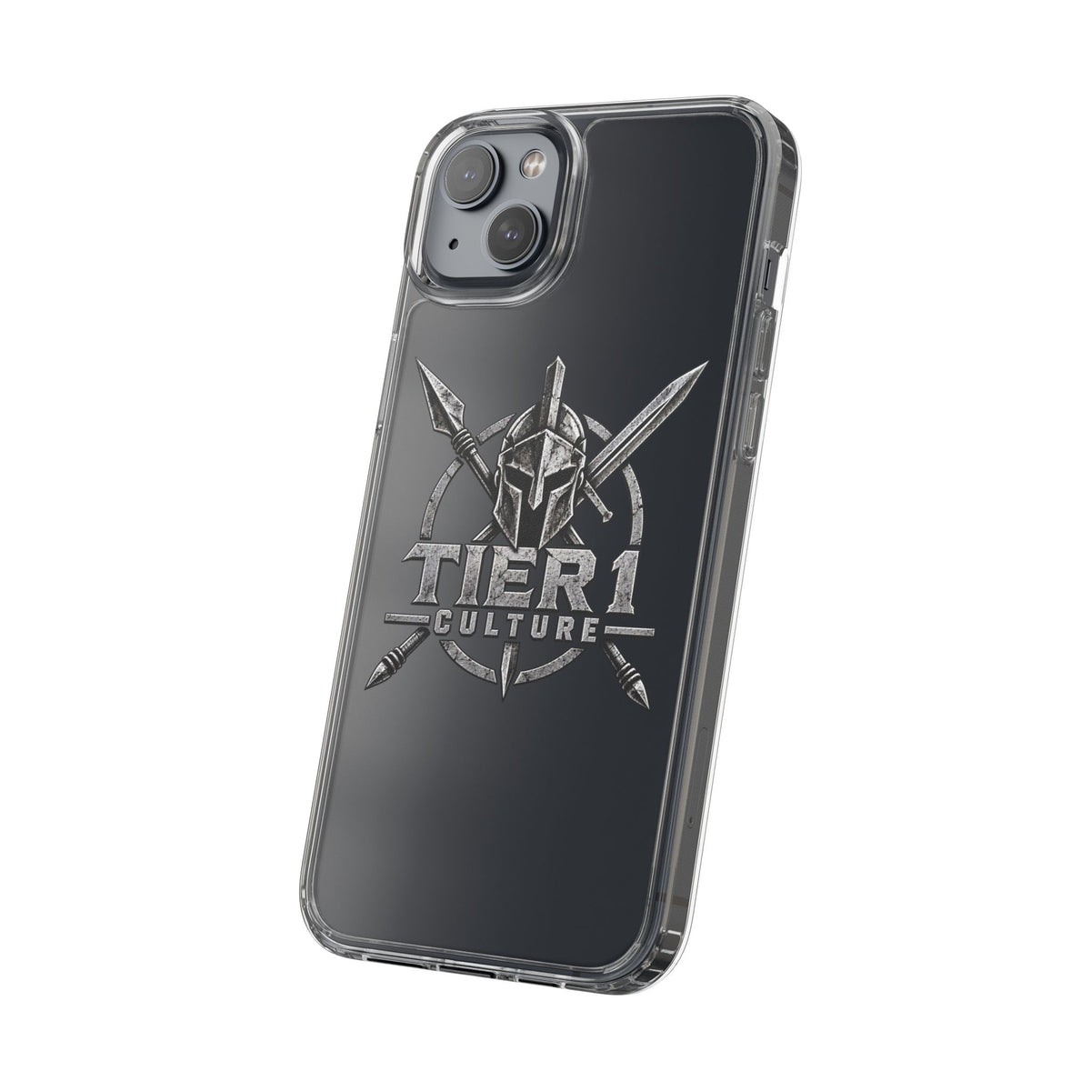 Tier 1 Culture Spartan Warrior Clear Phone Case