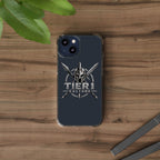 Tier 1 Culture Spartan Warrior Clear Phone Case
