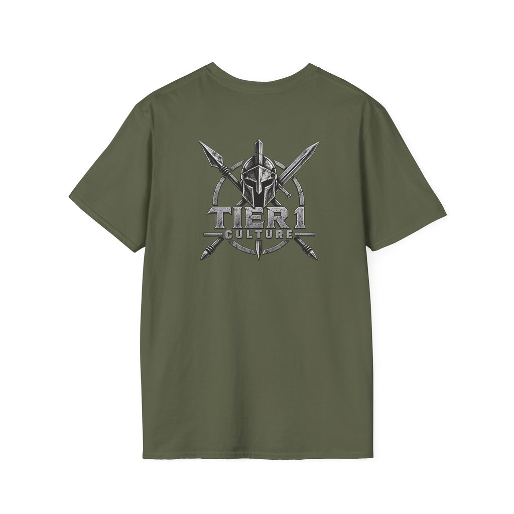 Tier 1 Culture Spartan Warrior Logo T-Shirt
