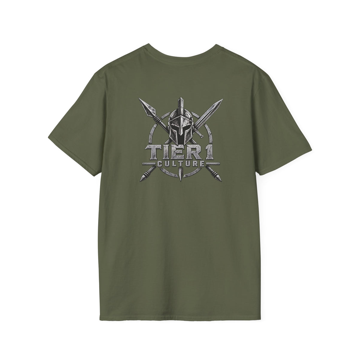 Tier 1 Culture Spartan Warrior Logo T-Shirt