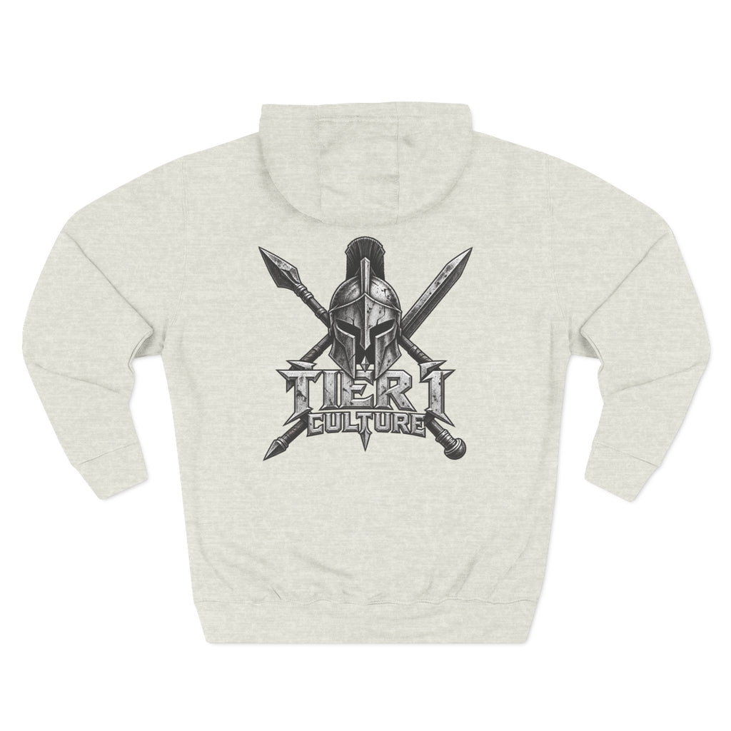 Tiki Culture Warrior Graphic Fleece Hoodie