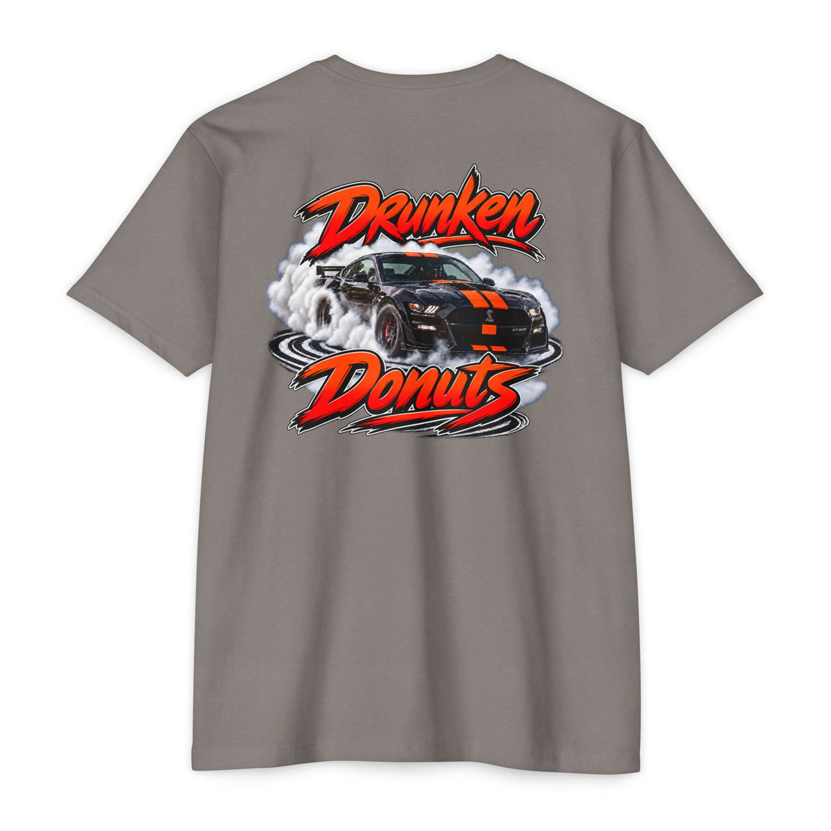 Drunken Donuts Muscle Car Graphic T-Shirt