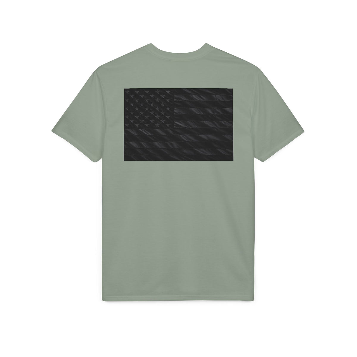 Black American Flag Performance T-Shirt