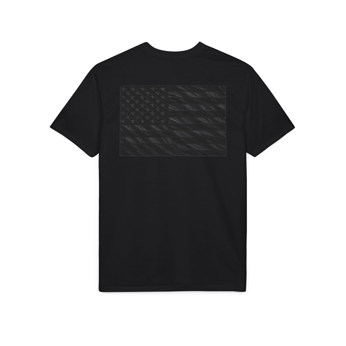 Black American Flag Performance T-Shirt