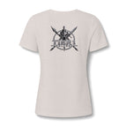 Women's V-Neck Tee – Tribal Culture Warrior Graphic