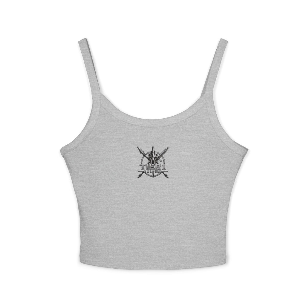 Women's Spaghetti Strap Tank Top with T1C Graphic