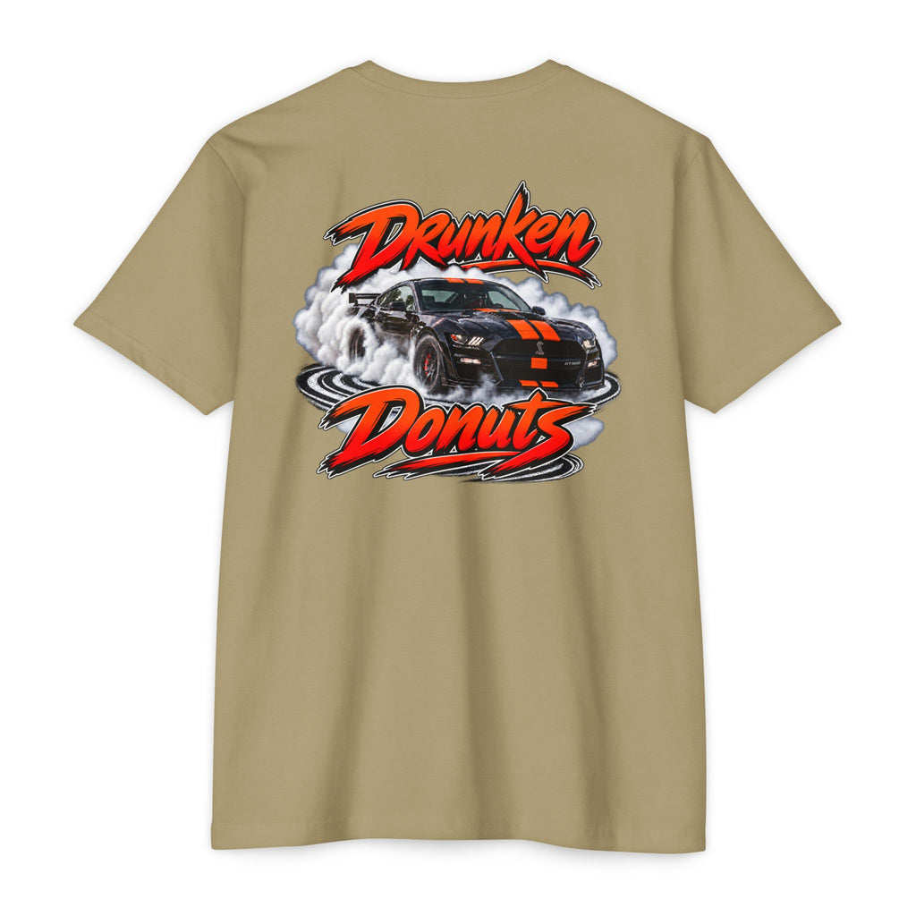 Drunken Donuts Muscle Car Graphic T-Shirt