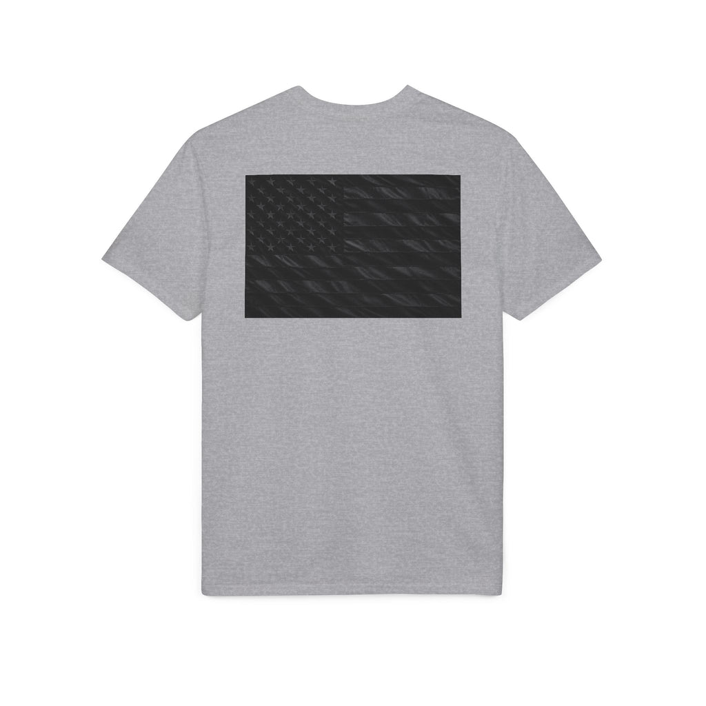 Black American Flag Performance T-Shirt