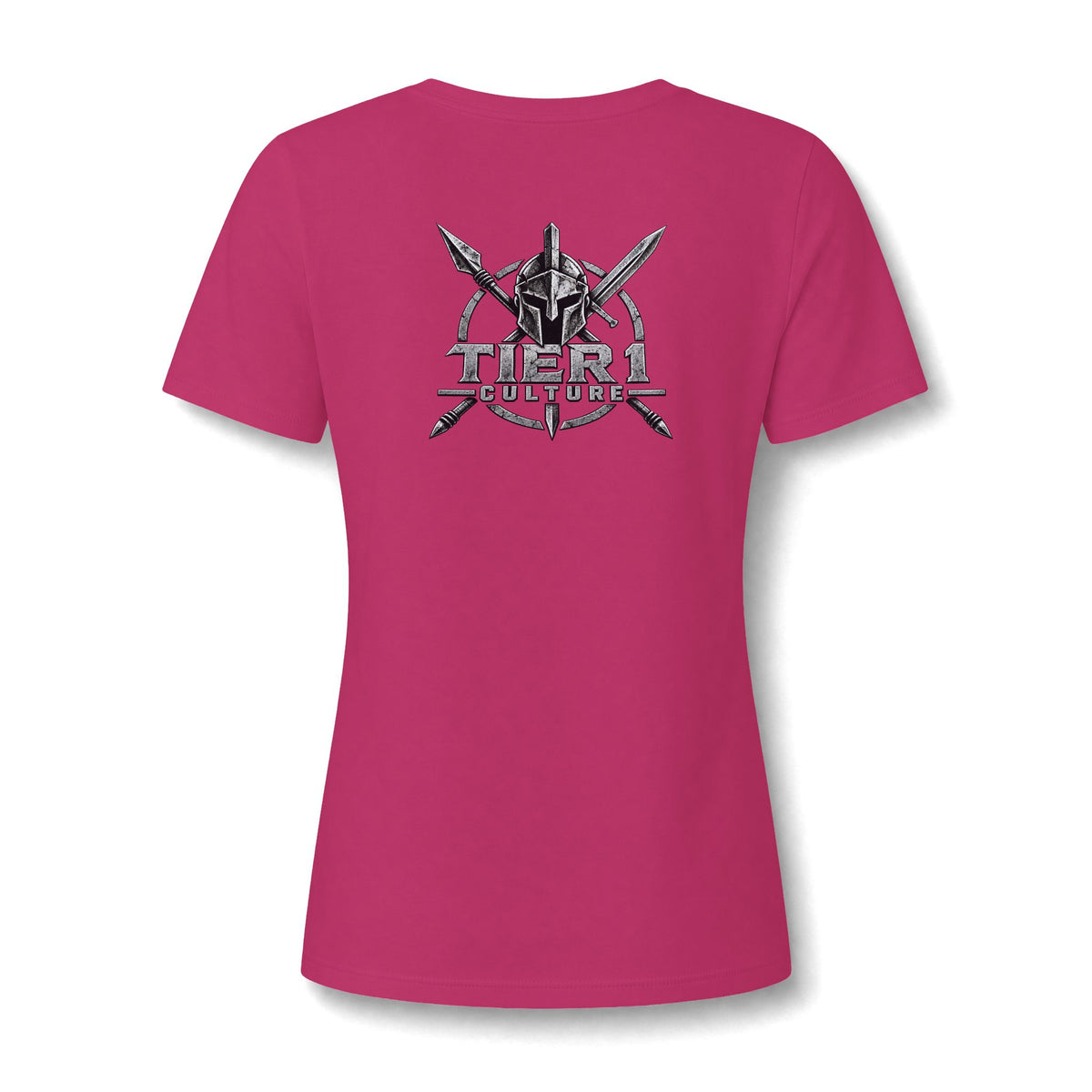 Women's V-Neck Tee – Tribal Culture Warrior Graphic