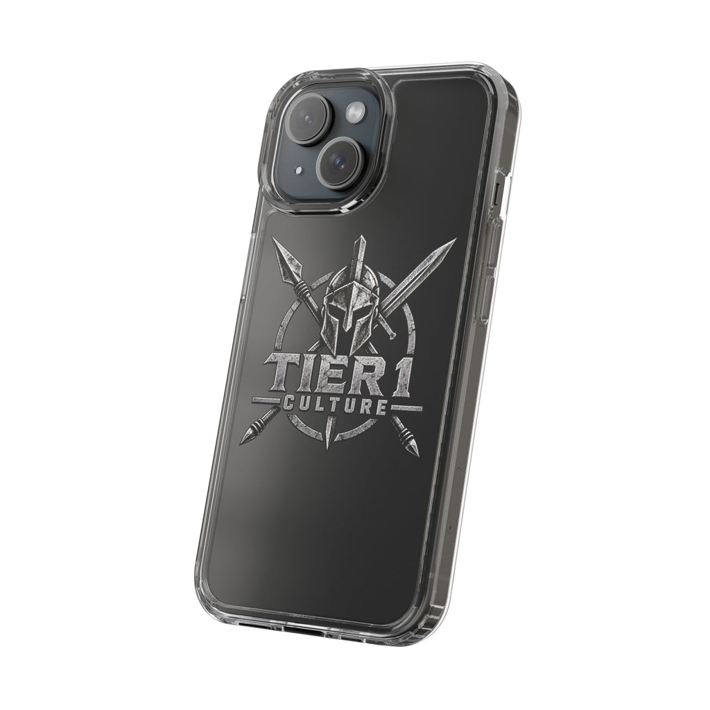 Tier 1 Culture Spartan Warrior Clear Phone Case