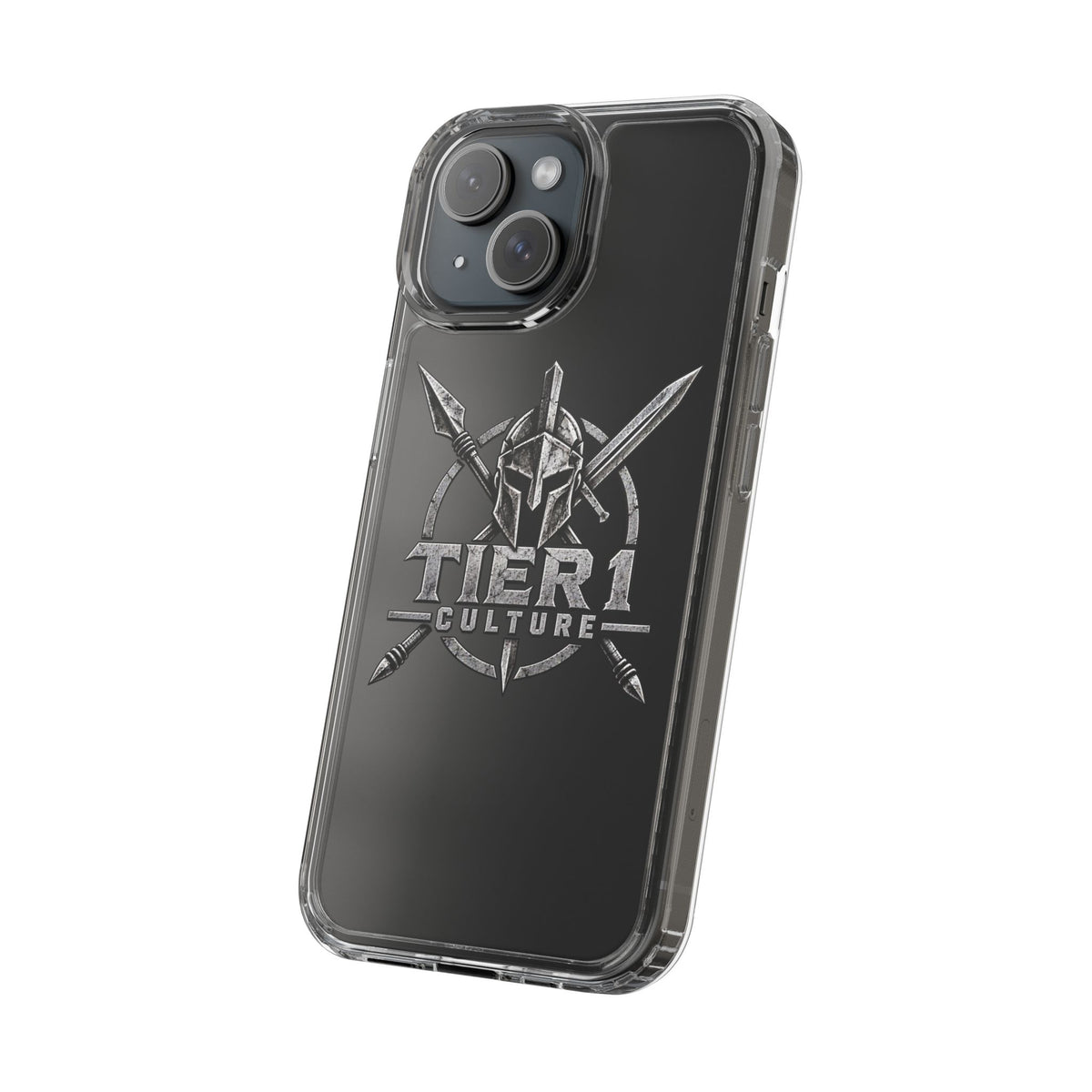 Tier 1 Culture Spartan Warrior Clear Phone Case
