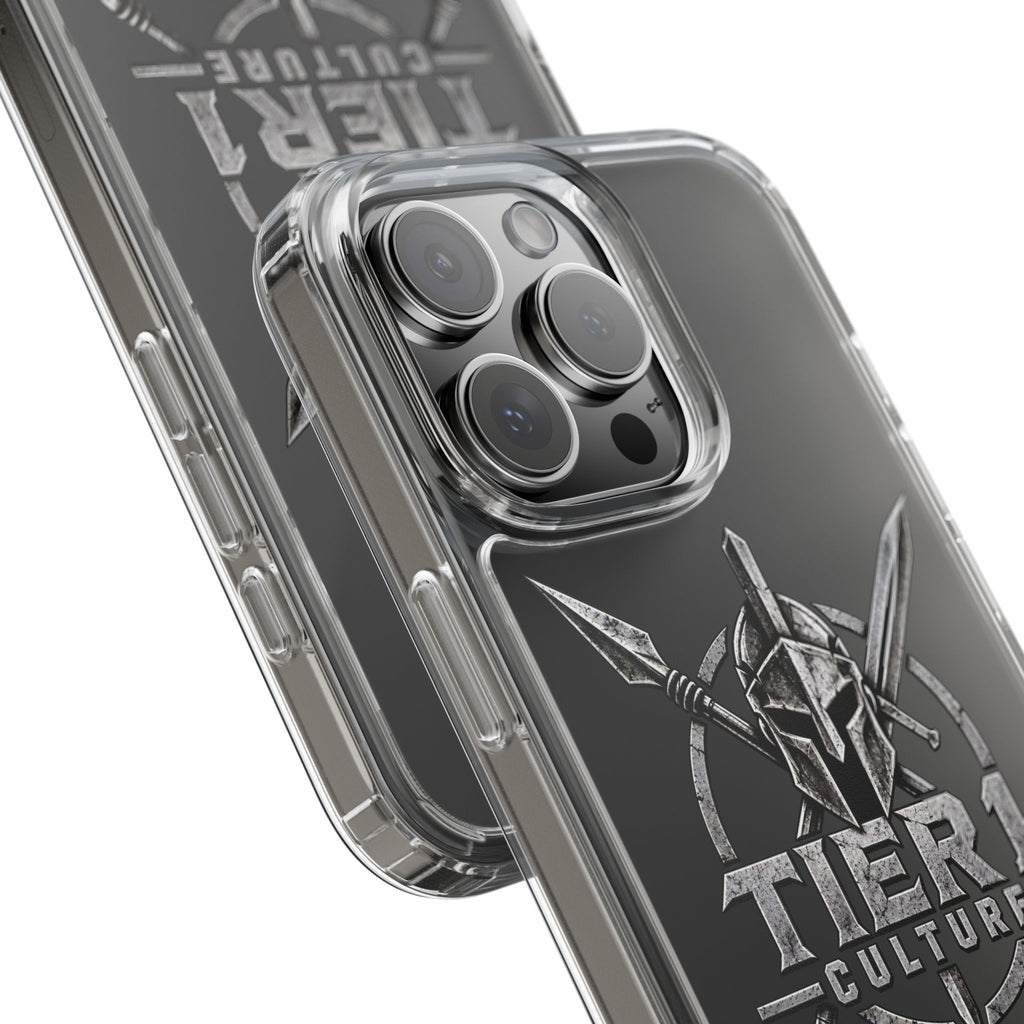 Tier 1 Culture Spartan Warrior Clear Phone Case