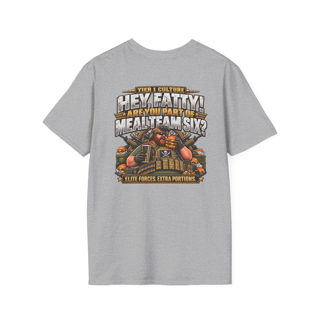 Tier 1 Culture Heavy Duty Meal Team Six Military Graphic T-Shirt