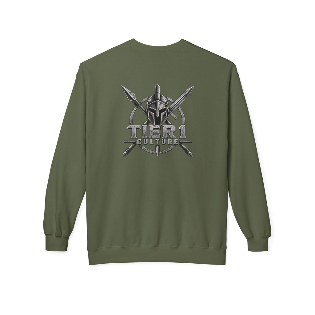 Tier 1 Culture Midweight Fleece Crewneck Sweatshirt