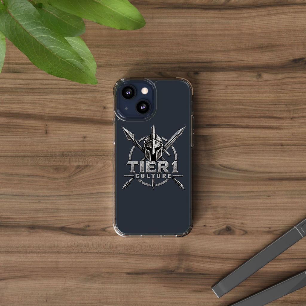 Tier 1 Culture Spartan Warrior Clear Phone Case