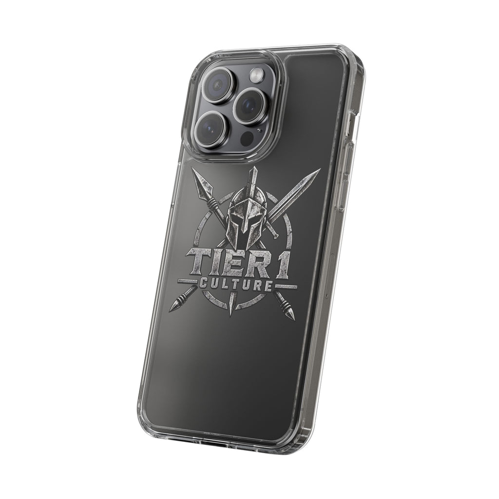 Tier 1 Culture Spartan Warrior Clear Phone Case