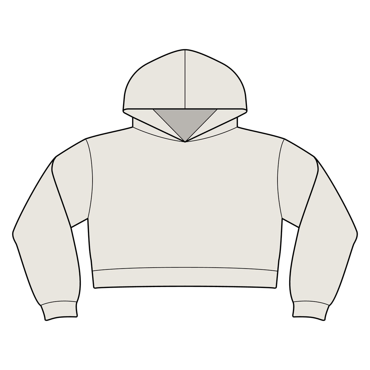 Women’s Relaxed Crop Hoodie