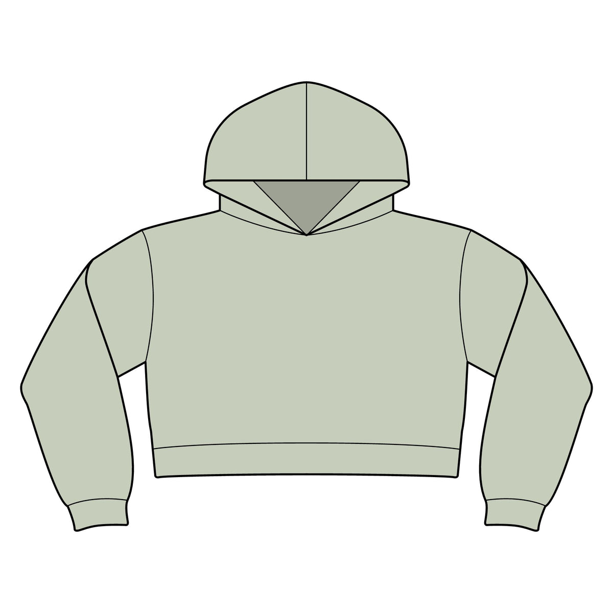 Women’s Relaxed Crop Hoodie