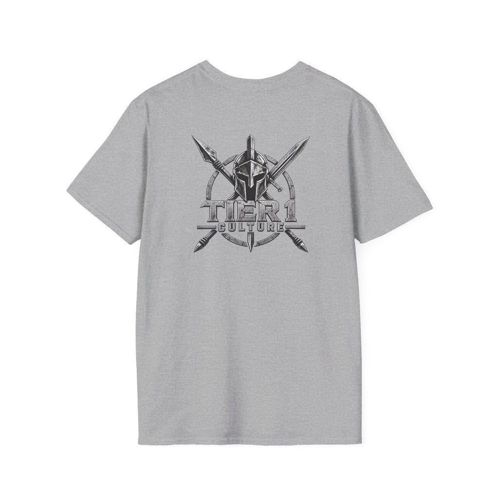Tier 1 Culture Spartan Warrior Logo T-Shirt