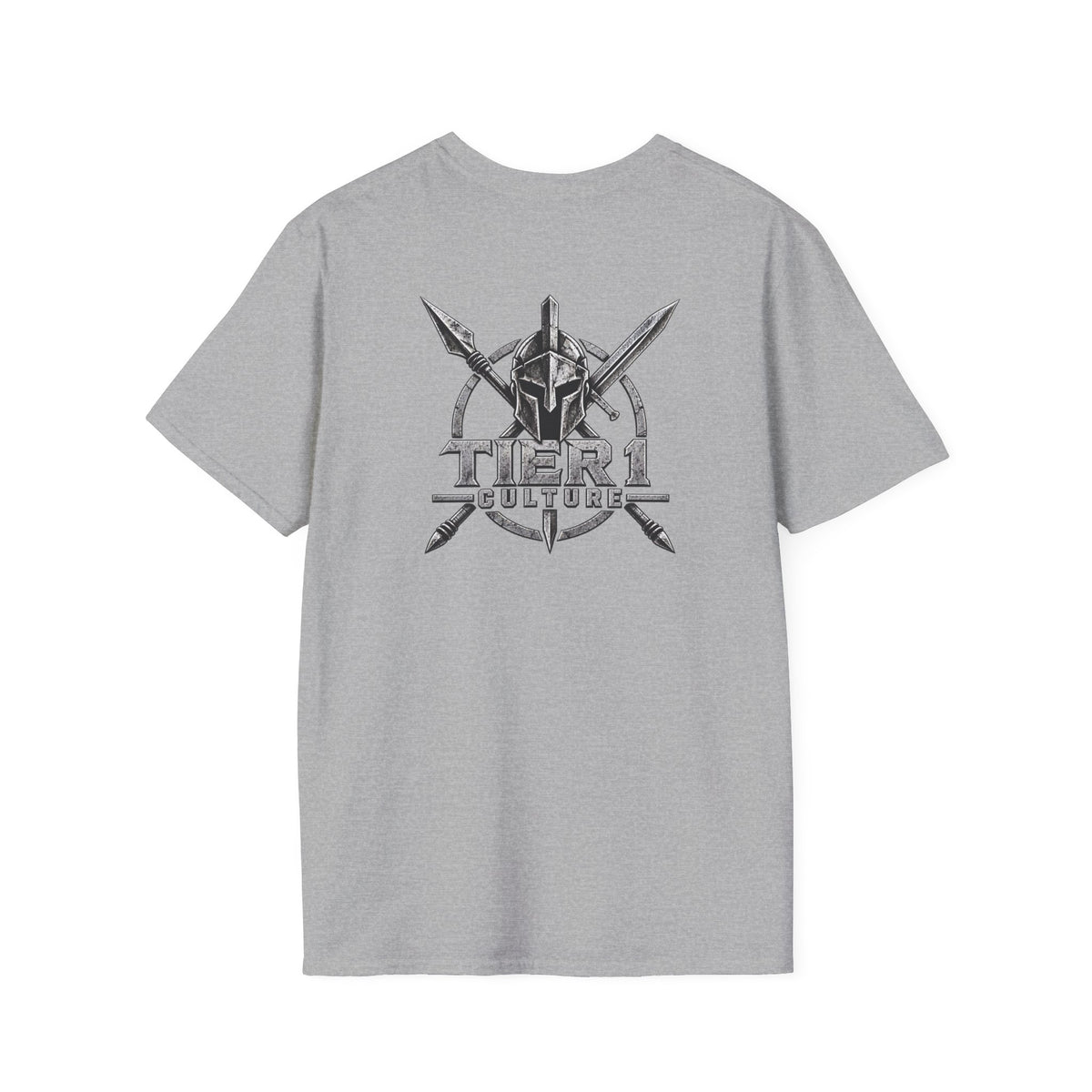 Tier 1 Culture Spartan Warrior Logo T-Shirt