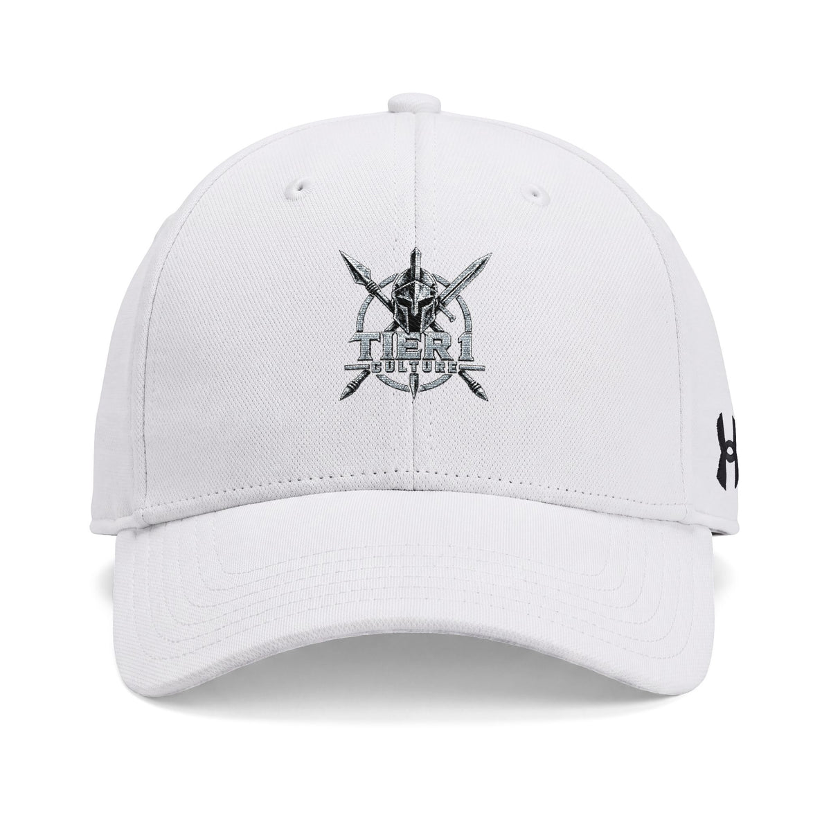 Black Under Armour® Team Blitzing Cap with Crossed Swords Logo