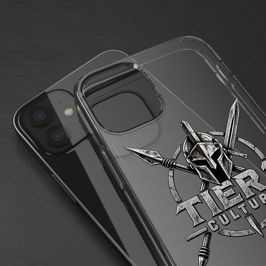 Tier 1 Culture Spartan Warrior Clear Phone Case