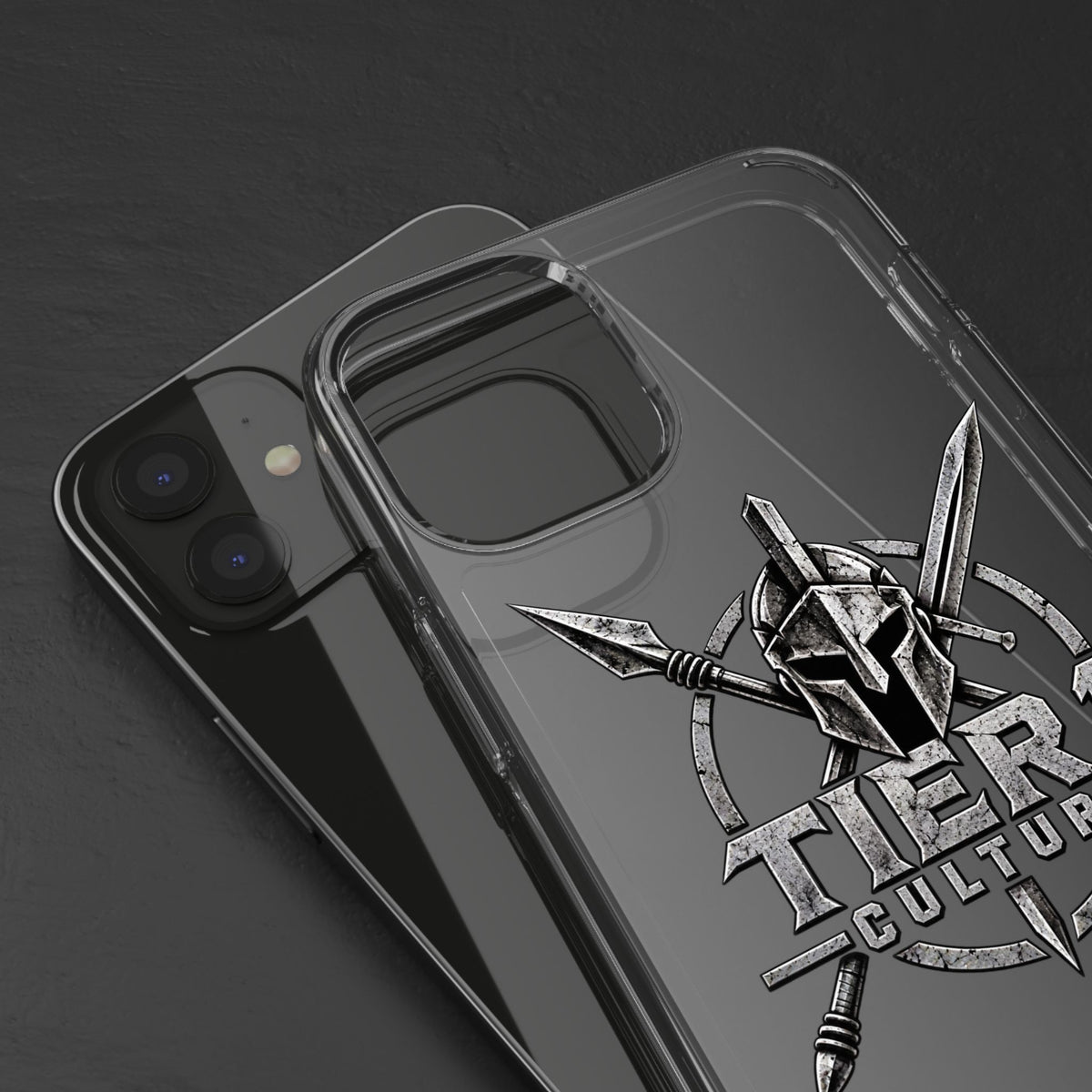 Tier 1 Culture Spartan Warrior Clear Phone Case