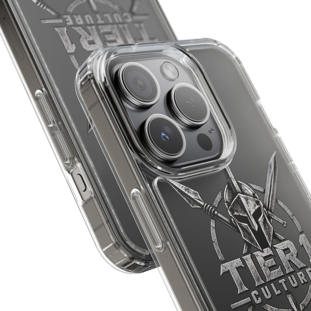 Tier 1 Culture Spartan Warrior Clear Phone Case