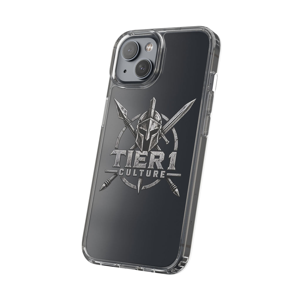 Tier 1 Culture Spartan Warrior Clear Phone Case