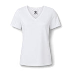 Women's V-Neck Tee – Tribal Culture Warrior Graphic