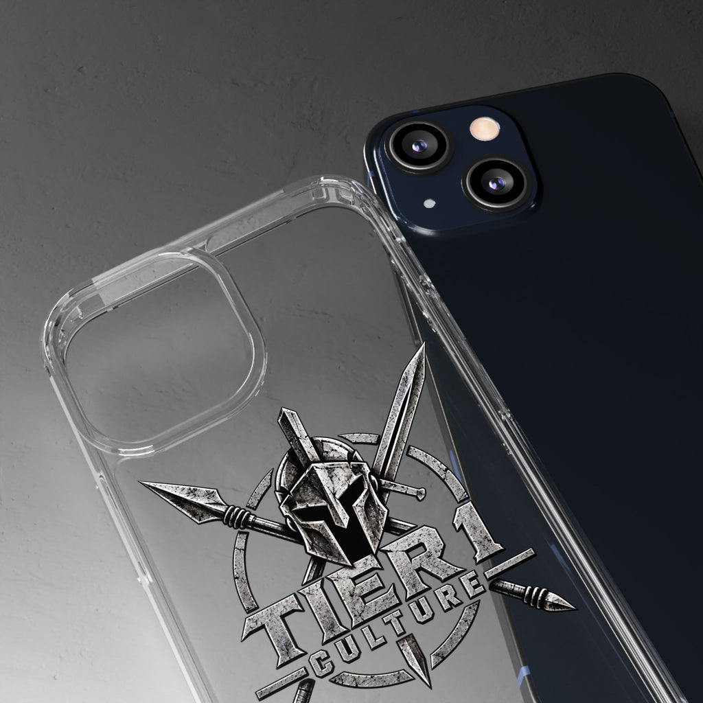 Tier 1 Culture Spartan Warrior Clear Phone Case