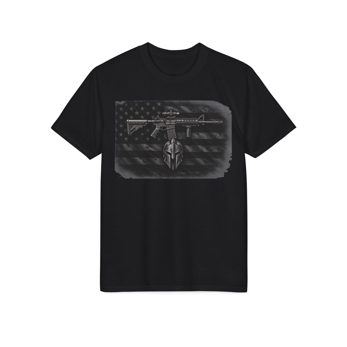 Vintage Military Graphic Performance T-Shirt