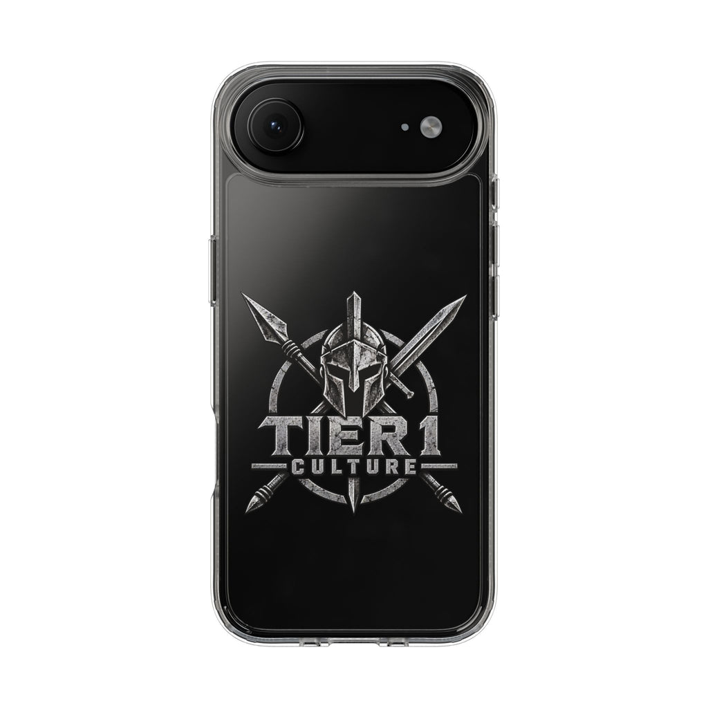 Tier 1 Culture Spartan Warrior Clear Phone Case