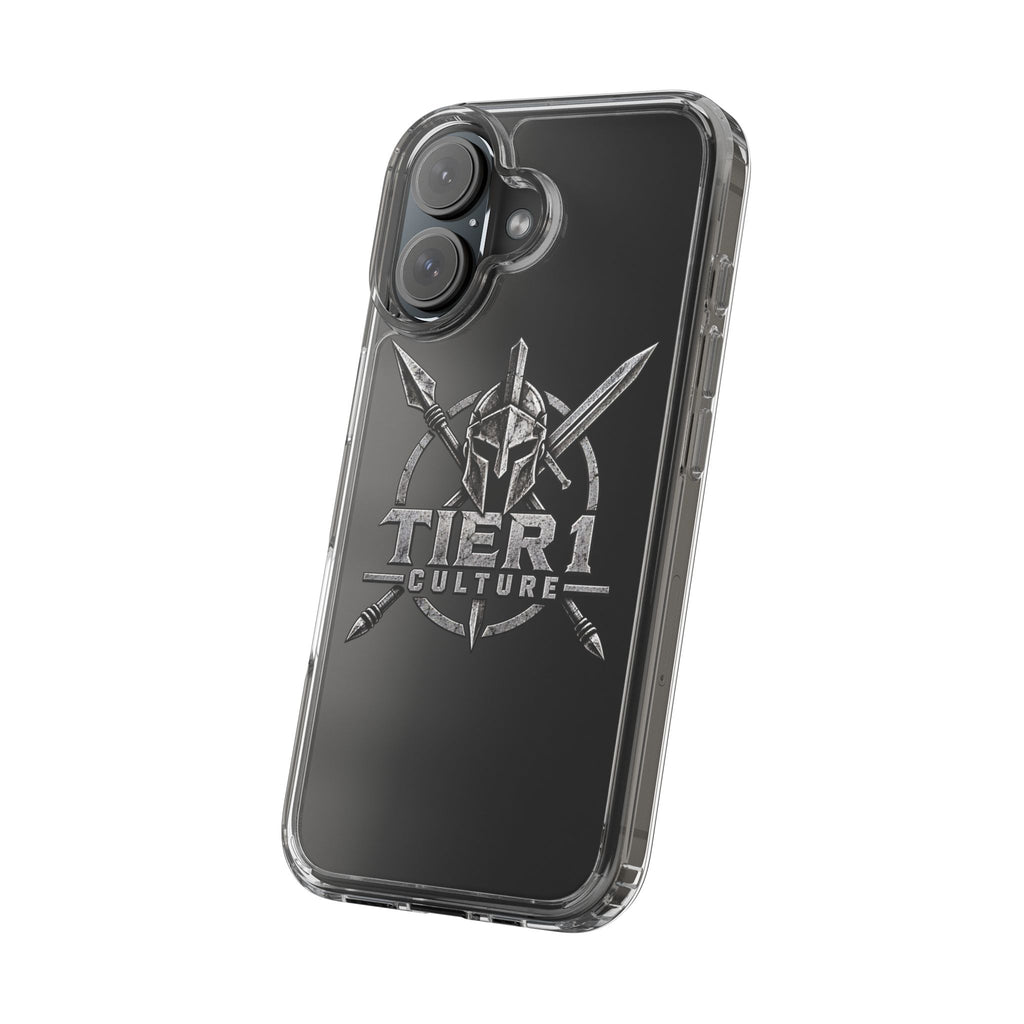 Tier 1 Culture Spartan Warrior Clear Phone Case