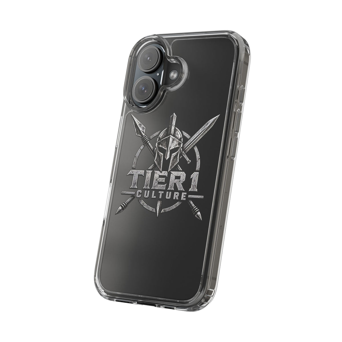 Tier 1 Culture Spartan Warrior Clear Phone Case