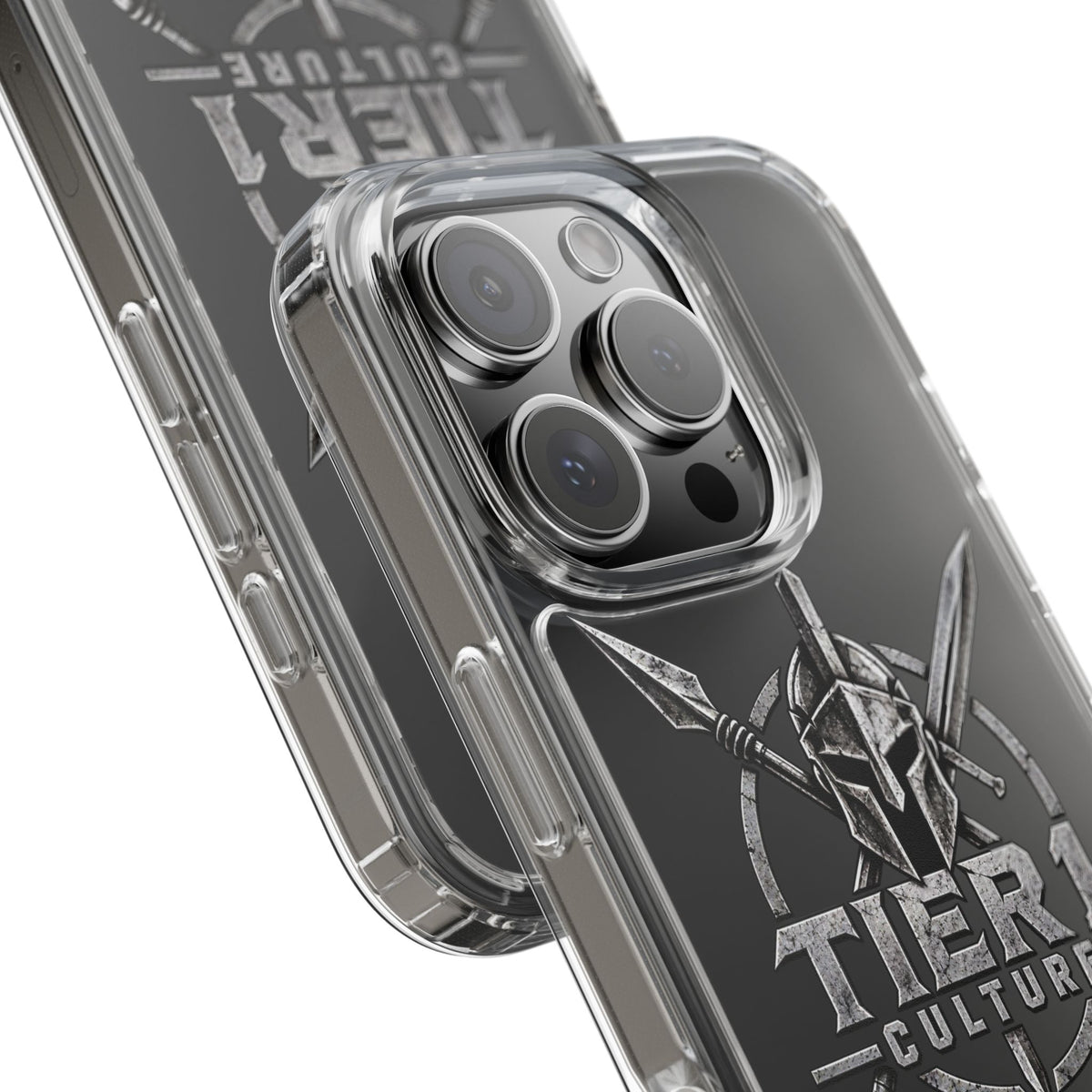 Tier 1 Culture Spartan Warrior Clear Phone Case