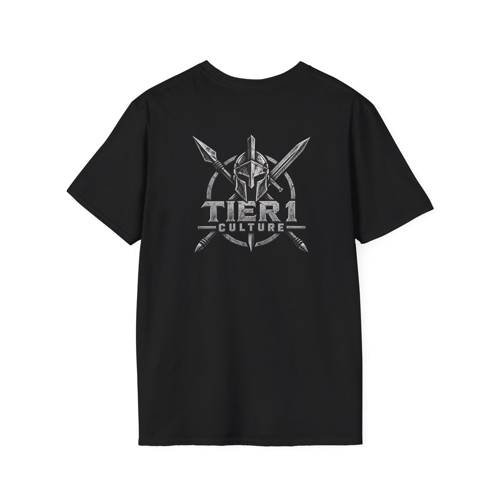 Tier 1 Culture Spartan Warrior Logo T-Shirt