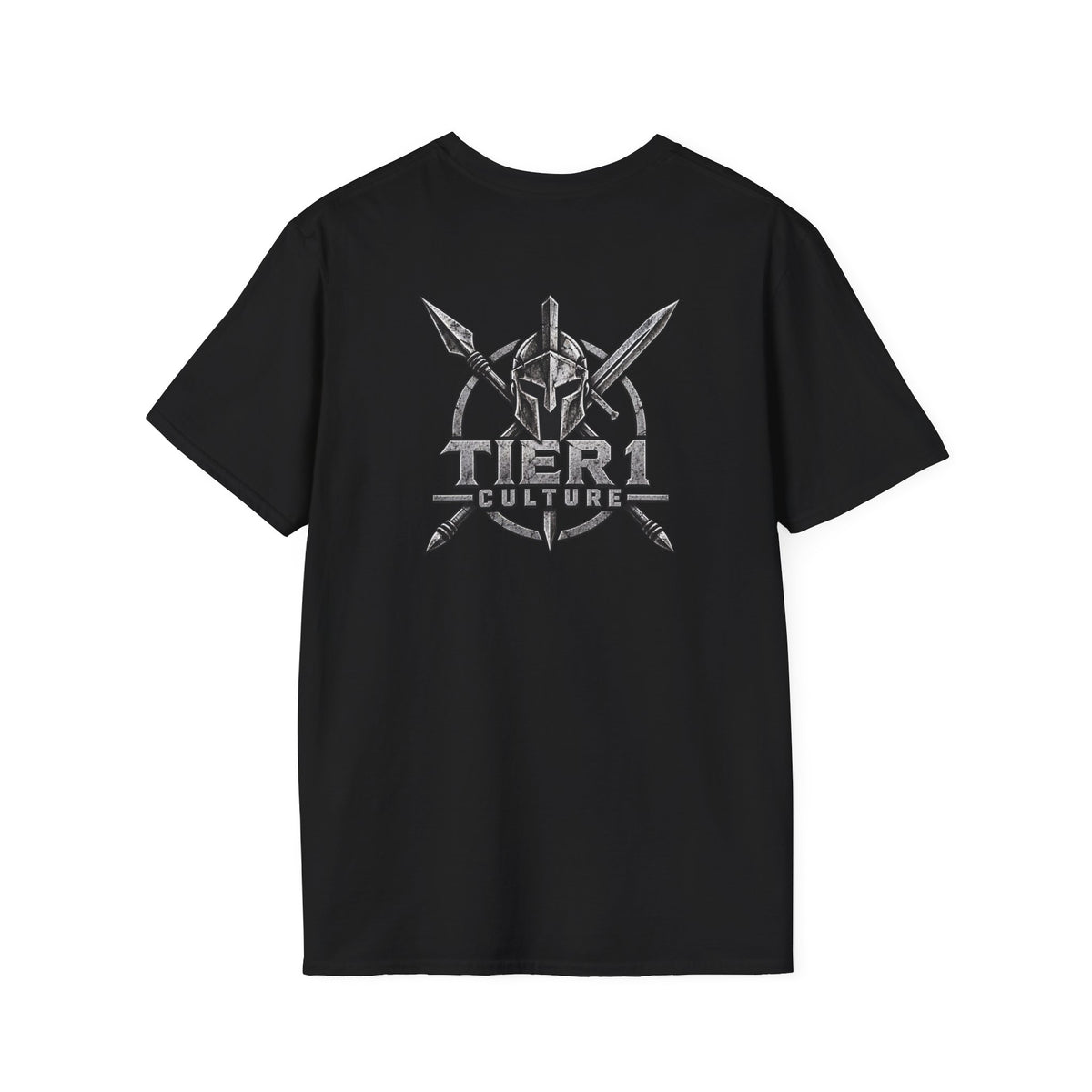 Tier 1 Culture Spartan Warrior Logo T-Shirt