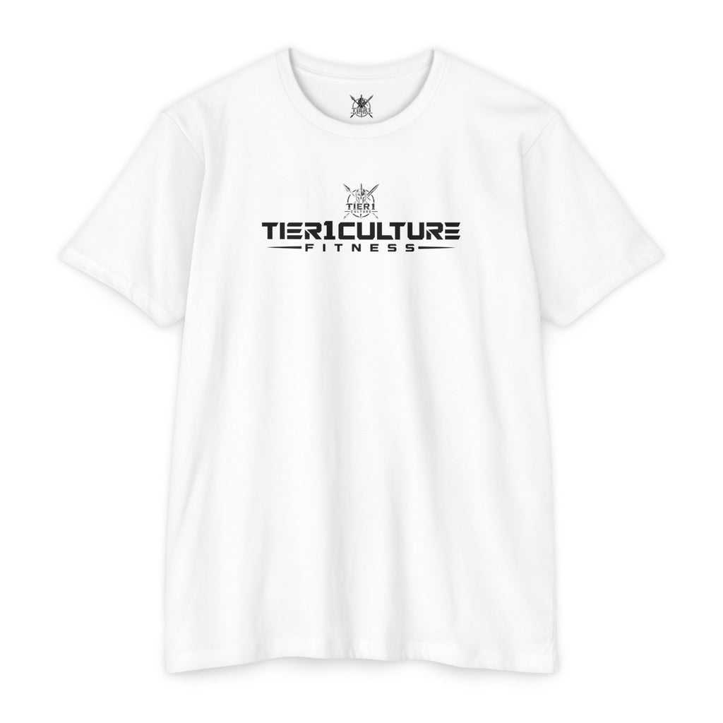 White Tier 1 Culture Fitness with Web Address T-Shirt